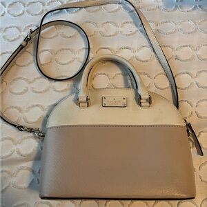 Kate Spade Beige and Cream Satchel